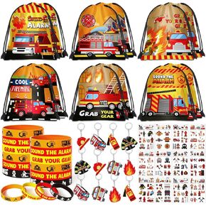 SNLN Monster Truck Party Favors Birthday Supplies Boy Kid Drawstring Bag Silicone Bracelet Tattoo Sticker Keychain Monster Truck Pinata Filler Goodie Bag Stuffers Monster Truck Birthday Party Supplies