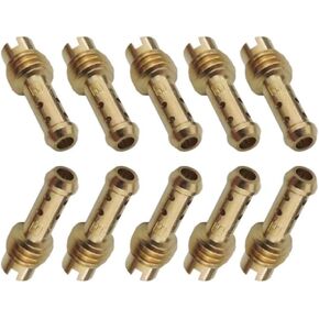 10pcs Pilot Jet Fuel Injector for MIKUNI VM/TM/TMX Carburetor 15-37.5 8 Bleed Holes