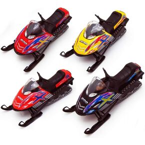 KiNSFUN Snowmobile 5 Inch Die Cast Metal Model Toy (1pc Random Color)