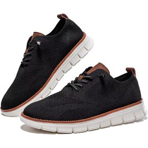 Men's Breeze Shoes Knit Mesh Casual Oxfords Sneakers Comfortable Walking Shoes