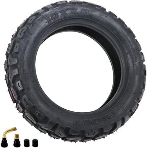 10x3.0 Tubeless Off Road Scooter Tire,10 Inch Thickened Tyres For Apollo Ghost Electric Scooter Trie 80/65-6 255x80 Replacement Tire