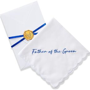 Mother of the Bride Gifts Wedding Handkerchief from Bride Something Blue