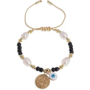 Evil Eye Protection Bead Bracelets for Women Girls, Handmade String Beaded Bracelet Adjustable Jewelry Gifts…