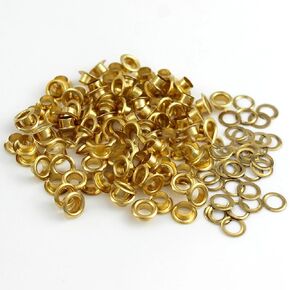HarParBar 50 Sets Silver Grommet Kit 20mm Metal Eyelets Grommets with Washers for Leather Clothing Shoes Belt Bag DIY Project