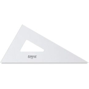 C-Thru Transparent Triangles 12 in. professional-30/60 degree