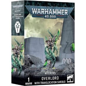 Games Workshop - Warhammer 40,000 - Necrons: Overlord + Translocation Shroud, Black