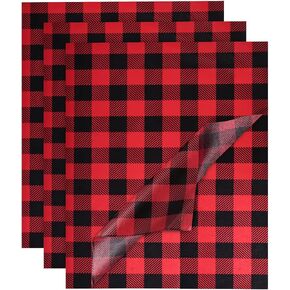 Koogel 120 Sheets Buffalo Plaid Tissue Paper, Red Black Gift Wrapping Tissue Paper 14 x 10 Inch Tissue Paper Bulk for DIY Crafts Party Supplies in Kuwait