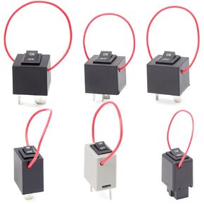YUXIVCNE 9038A Relay Bypass Switch Kit with Amp Loop, Pack of 6 Relay Tester Diagnostic Scan Tool Fuel Pump Relay Master Kit Replaces 9036A 9037A