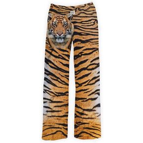 BRIEF INSANITY Lounge Pajama Pants - Silky Stretchy Breathable Animal Print Bottoms (S-XXL)