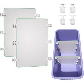avakot 2PCS Divider Tray for Bogg Bag Original Accessories for Bogg Bags X Large Beach Bag Accessories Suitable for Bogg Bag and Divide Space, Bogg Bag Accessories Bogg Bag Divider White