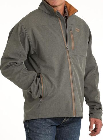 Cinch Men's Solid Logo Bonded Softshell Jacket - MWJ1583006 X- US in Saudi Arabia