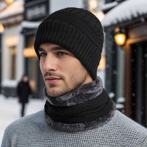 مجموعة دفء الشتاء المكونة من 5 قطع تتضمن قبعات صغيرة شتوية ووشاح وقفازات تدفئة وقناع تزلج لتدفئة الوجه وتدفئة للأذن in Kuwait