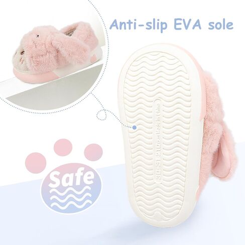 Girls Boys slippers Warm toddler slippers Soft Plush House Slippers for Kids Indoor shoes in Kuwait