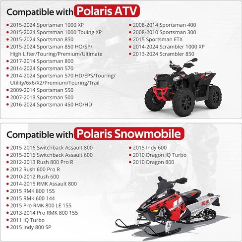 طقم واقي الرياح الأسود متوافق مع Polaris Sportsman 1000 850 800 570 550 500 450 400 300 Scrambler 850 1000 Switchback Assault 800 600 Pro RMK 800 155 Rush 800 Pro R، OEM#2876846 2879380 in Saudi Arabia