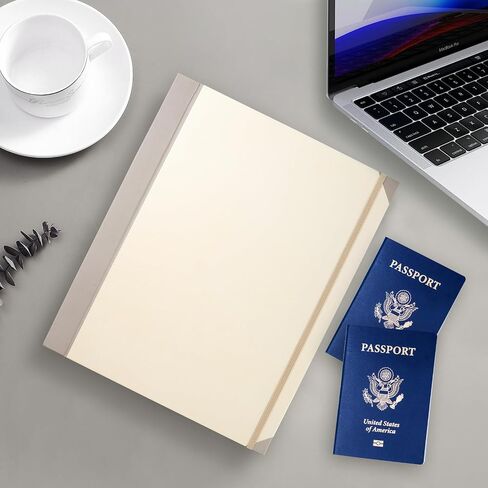 Family/Personal Important Papers Document Life Binder/Folder/Organizer Folio.in Case I Go Missing/Keepsake Certificate/Birth Document Binder Organizer,Fatalities and Folios,Emergency Folder (Bule) in Kuwait