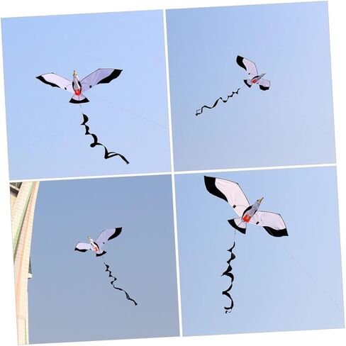 1 قطعة طائرة ورقية النورس ثلاثية الأبعاد مقاومة للرياح في الهواء الطلق ألعاب الطيران في الهواء الطلق طائرات ورقية كبيرة للبالغين من القماش طائرة ورقية للبالغين طائرات ورقية سهلة الطيران طائرة ورقية منقوشة من القماش مستلزمات ألعاب الحيوانات للأطفال in Kuwait