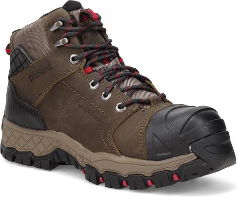 DieHard Comet WP Hiker - Boots for Men - PU Footbed - Leather Upper - Nylon Mesh Lining - EVA Midsole Olive 9.5 D - Medium in Kuwait