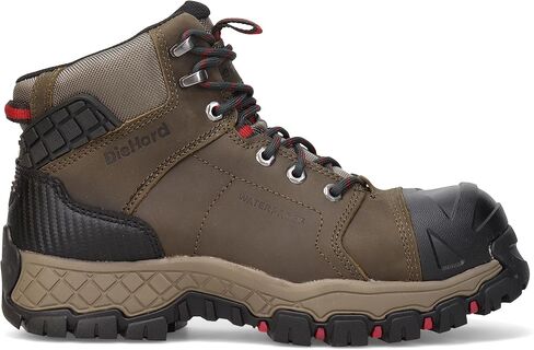 DieHard Comet WP Hiker - Boots for Men - PU Footbed - Leather Upper - Nylon Mesh Lining - EVA Midsole Olive 9.5 D - Medium in Kuwait