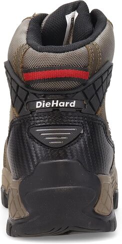 DieHard Comet WP Hiker - Boots for Men - PU Footbed - Leather Upper - Nylon Mesh Lining - EVA Midsole Olive 9.5 D - Medium in Kuwait