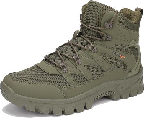 Men's Hiking Boots Hiking Shoes,Waterproof Outdoor Trekking Backpacking Mountaineering Boots 8061 in Saudi Arabia