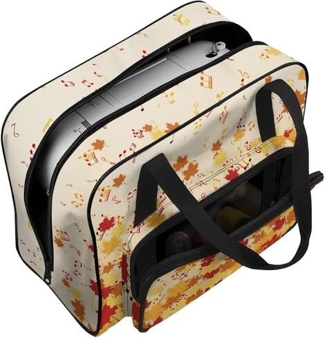 Sewing Machine Case with Front Pocket Travel Tote Case for Sewing Machine and Accessories Portable Carrying Tote Bag Fits Most Standard Sewing Machines Sewing Machine Pattern in Kuwait