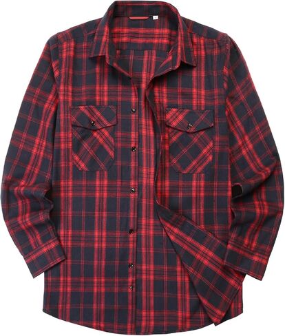 1/3 Pack Long Sleeve Flannel Shirt for Men Casual Plaid Button Down Shirt with Pockets in Saudi Arabia