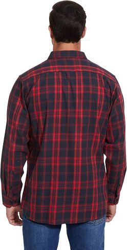 1/3 Pack Long Sleeve Flannel Shirt for Men Casual Plaid Button Down Shirt with Pockets in Saudi Arabia
