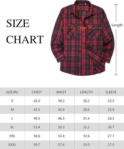 1/3 Pack Long Sleeve Flannel Shirt for Men Casual Plaid Button Down Shirt with Pockets in Saudi Arabia