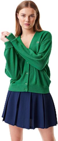 Lacoste Women's Sleeveless Cashmere Cardigan in Saudi Arabia