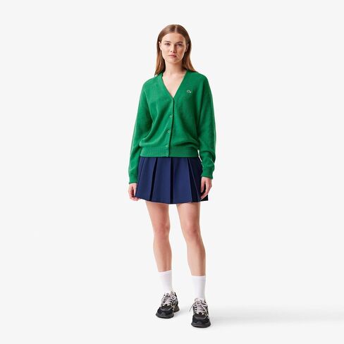 Lacoste Women's Sleeveless Cashmere Cardigan in Saudi Arabia