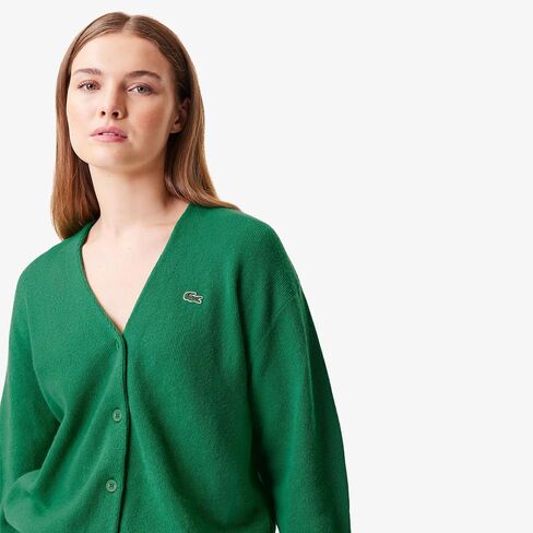 Lacoste Women's Sleeveless Cashmere Cardigan in Saudi Arabia