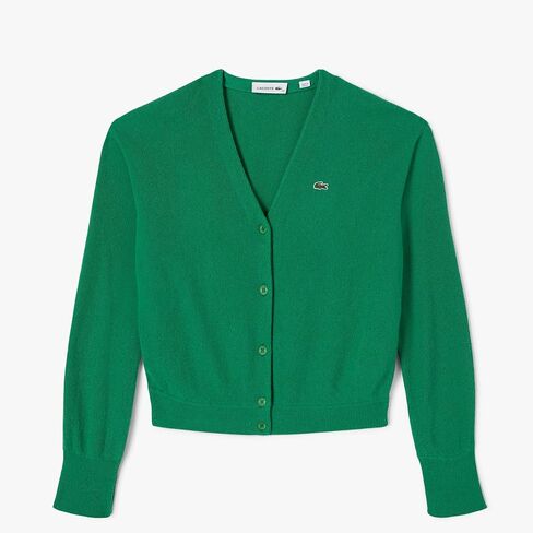 Lacoste Women's Sleeveless Cashmere Cardigan in Saudi Arabia
