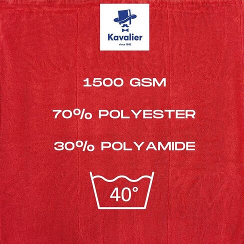 Kavalier Car Care - Hydro-Hero Mini - 16.1x16.1 بوصة - مجموعة مناشف ProClean من الألياف الدقيقة باللون البرتقالي النابض بالحياة - 1100 جرام في المتر المربع - 2 وحدة in Saudi Arabia