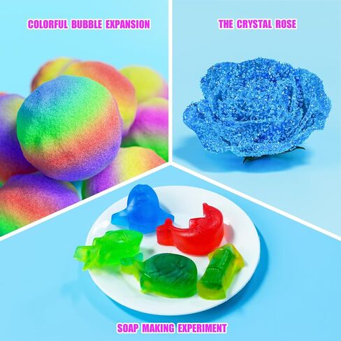 110 Lab Experiments Science Kits for Kids - STEM Projects Educational Scientific Toys for kids 6 7 8 9 10 12 Years Old, Christmas Birthday Gifts for Boys and Girls, Chemistry Set, Learning & Education in Saudi Arabia