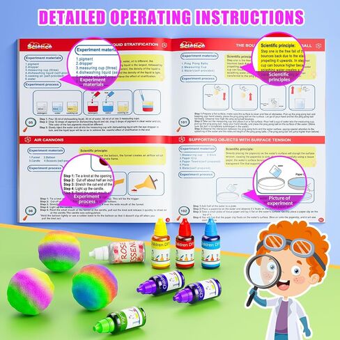 110 Lab Experiments Science Kits for Kids - STEM Projects Educational Scientific Toys for kids 6 7 8 9 10 12 Years Old, Christmas Birthday Gifts for Boys and Girls, Chemistry Set, Learning & Education in Saudi Arabia