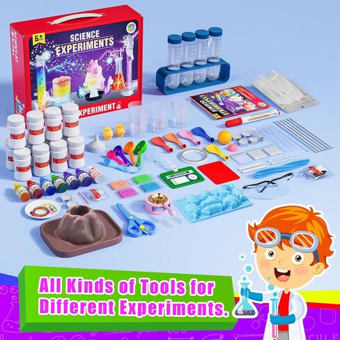 110 Lab Experiments Science Kits for Kids - STEM Projects Educational Scientific Toys for kids 6 7 8 9 10 12 Years Old, Christmas Birthday Gifts for Boys and Girls, Chemistry Set, Learning & Education in Saudi Arabia