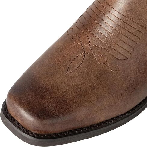 أحذية J's.o.l.e Western Cowboy للرجال ذات مقدمة مربعة أنيقة للكاحل أحذية تشيلسي in Kuwait