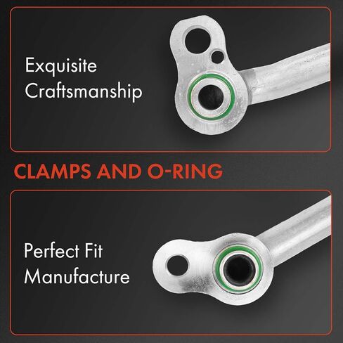 A-Premium A/C Discharge Line Hose Assembly Compatible with Kia Rio 2012-2017 L4 1.6L, Compressor to Condenser in Saudi Arabia