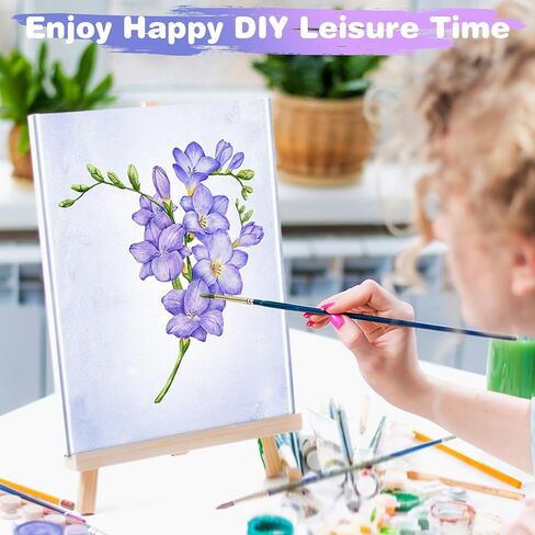 8 Pcs 8 x 10 Inch Pre Drawn Canvas to Paint, Pre Stretched Canvas Kit DIY Coloring, Pre Printed Painting Canvases Outline for Adults Date Night Paint and Sip Party in Saudi Arabia