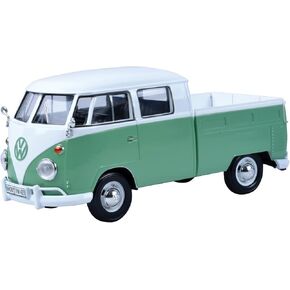 Volkswagen - VW - T1 Pick-Up Bus Van 1/24 Scale Diecast Metal Model - GREEN