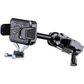 Kaishengyuan Dash Mount Phone Holder with Metal Double Socket Arm & 360° Rotation Extension Mounting Arm & 0.98" Ballhead Kits Compatible with 4“-7" Smartphones (Not Include The Metal Base)