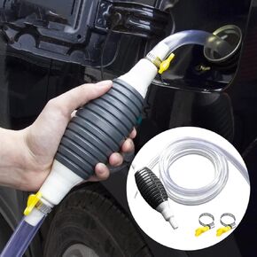 Multifunction Liquid Sucker Pump, 2024 New Manual Fuel Transfer Pump Portable Siphon Pump for Gas Gasoline Oil Fuel Petrol Diesel Fluid Water Fish Tank