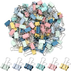 240 حزمة من مشابك Morandi Binder مقاس 0.75 بوصة، مشابك ورقية صغيرة، مشابك تثبيت ملونة، مشابك مكتبية صغيرة الحجم للمنزل والمكتب والمدرسة والأعمال (موراندي)