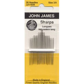 Colonial Needle Sharps Hand Needles-Size 3/9 20/Pkg