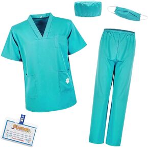 Kids Nurse Costume Doctor Costume Dentist Costume For Kids Play House Pretend Play Dress Up Party