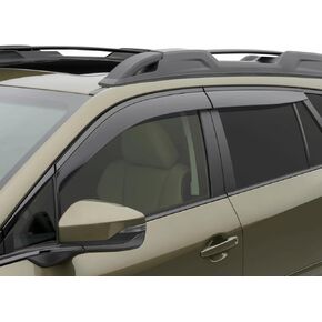 Subaru 2022-2025 Subaru Outback Wilderness & Onxy Side Window Deflectors F001SAN100 Genuine Black 4 Set Genuine Factory