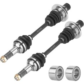 Rear CV Axle Shaft with Wheel Bearing for Yamaha Grizzly 660 4x4 2003 2004 2005 2006 2007 2008 5KM-2530T-11-00, 5KM-2530U-10-00 ATV Axles