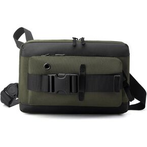 Barsine Crossbody Bags Sling Backpack for Men Chest Bag Daypack Small Fanny Pack for Travel, Black