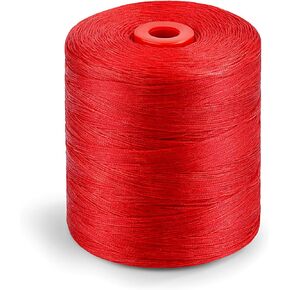 BUTUZE Waxed Thread, 550Yards Leather Thread for Hand Sewing, Waxed Linen Thread Flat Wax Thread for Leather Sewing, Strong Waxed Linen Thread for Book Binding, Sewing Shoes, Leather Craft, 500M