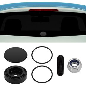 Rear Wiper Delete Plug Kit, Windshield Wiper Plug Rear Window Wiper Cap Wiper Plug Cover Compatible with Honda, Mazda, BMW